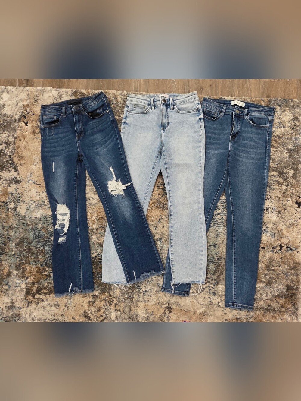 Bundle Of Women’s Stretch Denim Jeans - (Lauren Conrad, Risen, And Klique Size 5